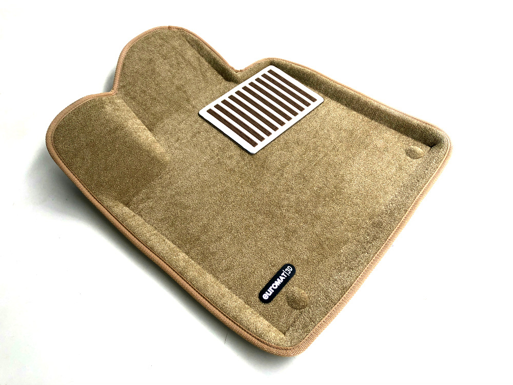 Коврики салона текст. 3D euro-std KIA Sorento Prime (2015-) (БЕЖ) (EM3D) C3